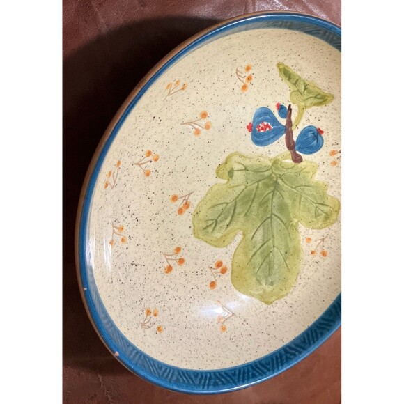 WILLIAMS-SONOMA Pasta Large Bowl "FIG"9.5’ Vintage, Crafted In Italy -2011 - Picture 9 of 15